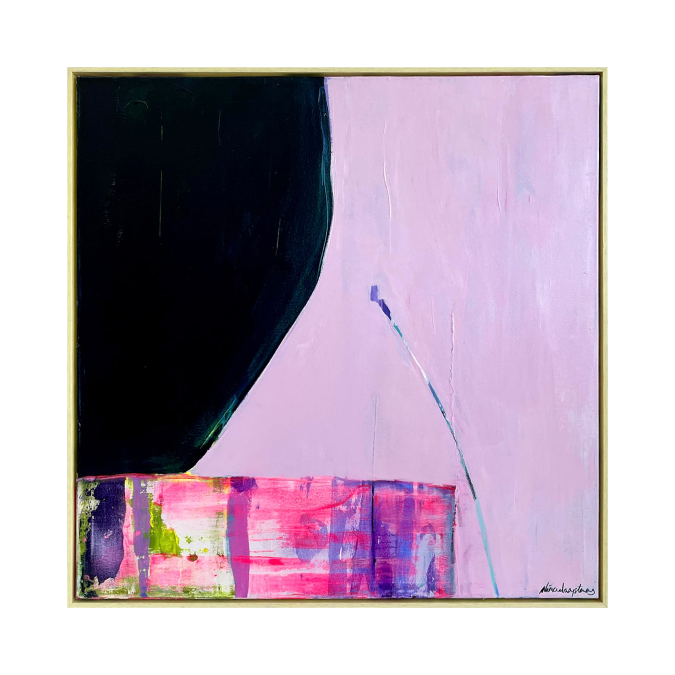 Aerial View and Pink Gates