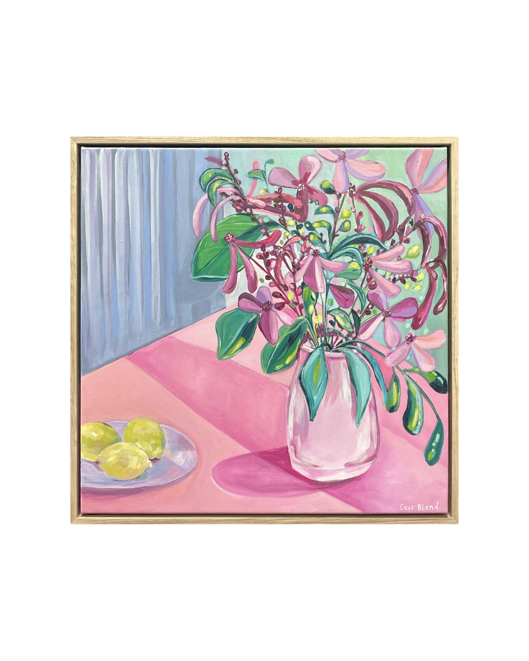 Vase and lemons
