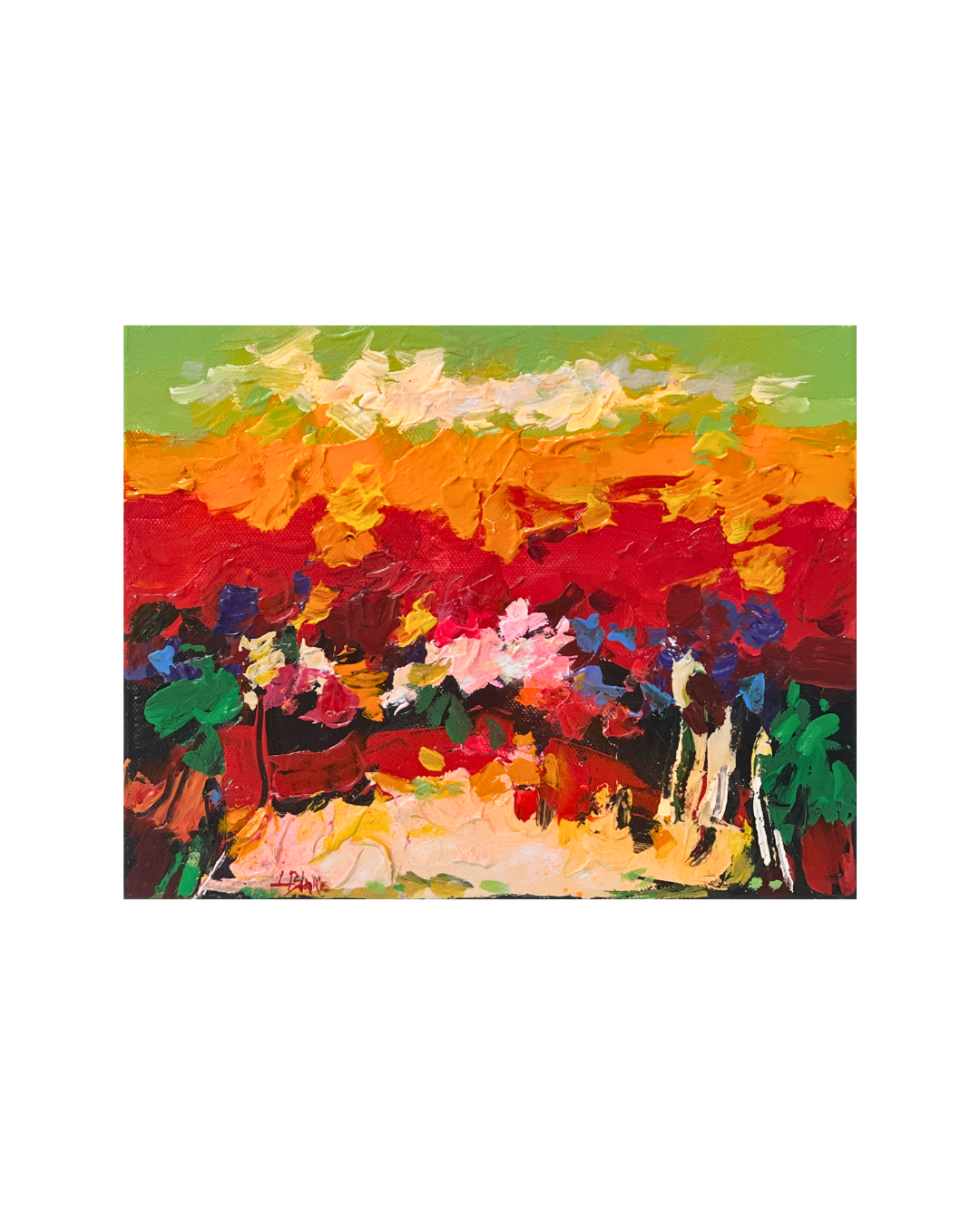 Textured landscape