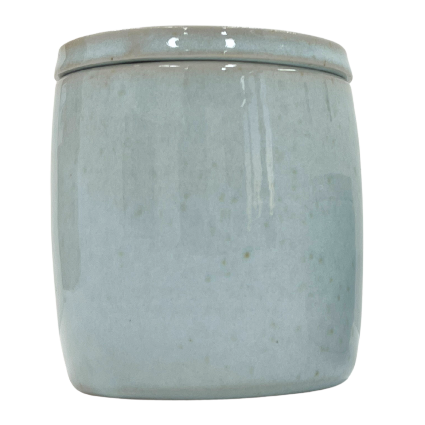 Lidded pots chun glaze