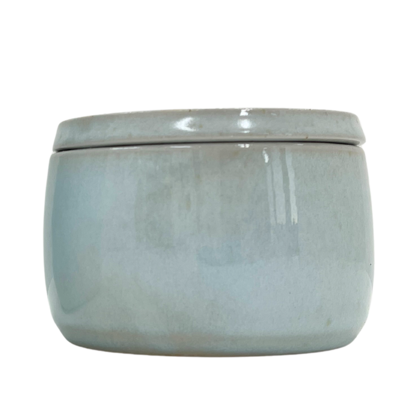 Lidded pots chun glaze