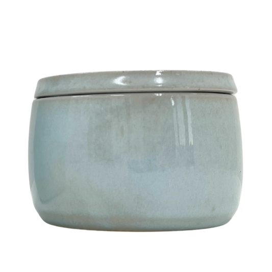 Lidded pots chun glaze