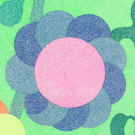 Family of Psychodelic Sunflowers