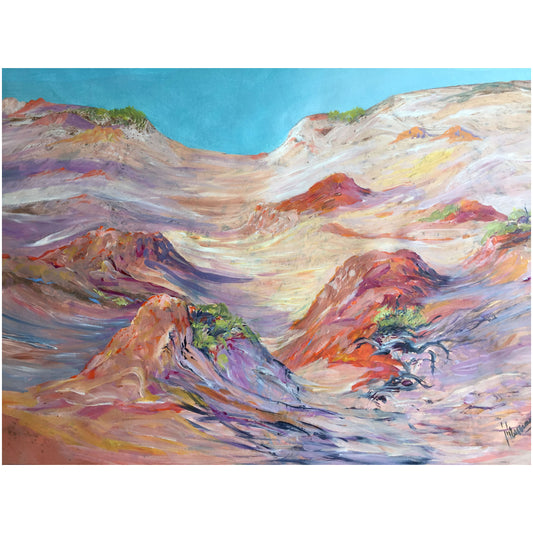 Mungo dunes in the afternoon