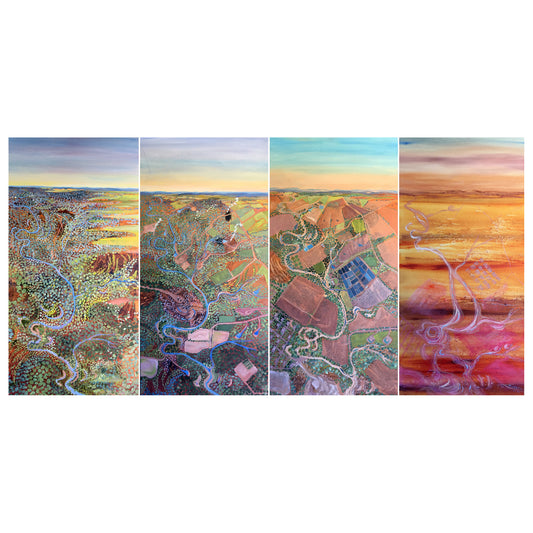 Riversong - quadriptych  LOVED / COLONISED / EXHAUSTED / ABANDONED