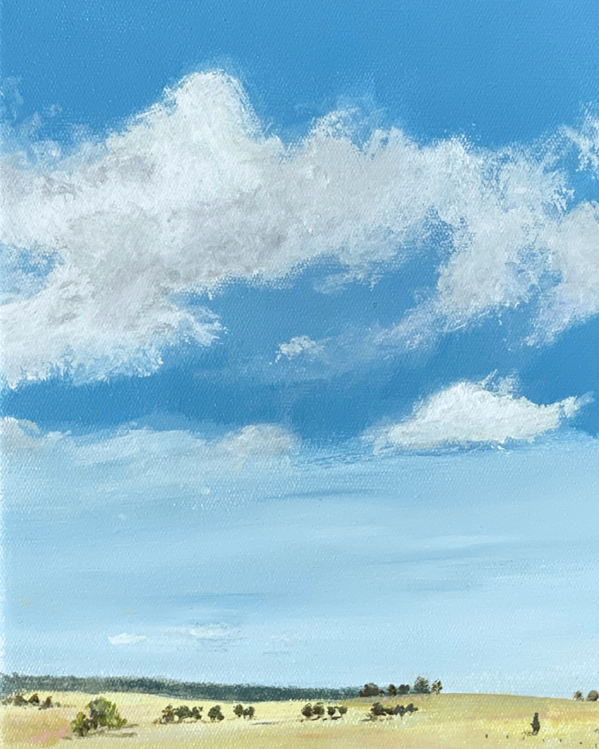 Colour Study: Under Blue Skies