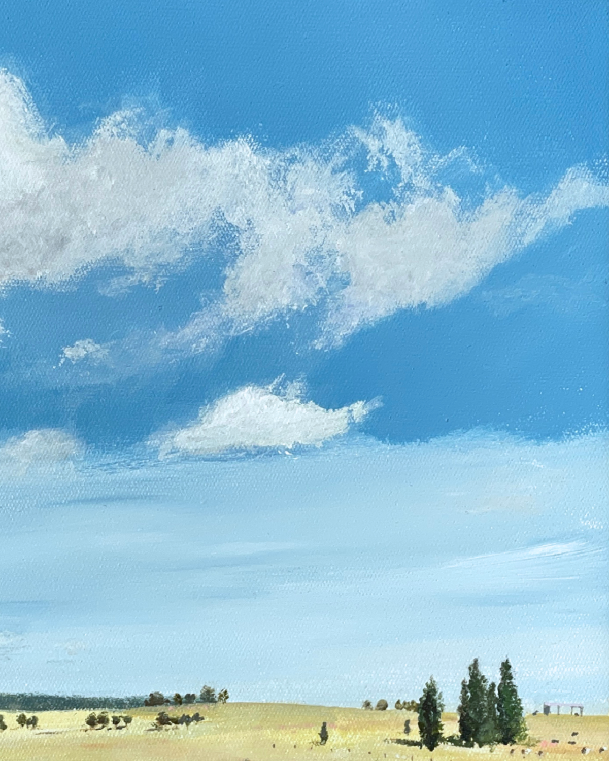 Colour Study: Under Blue Skies