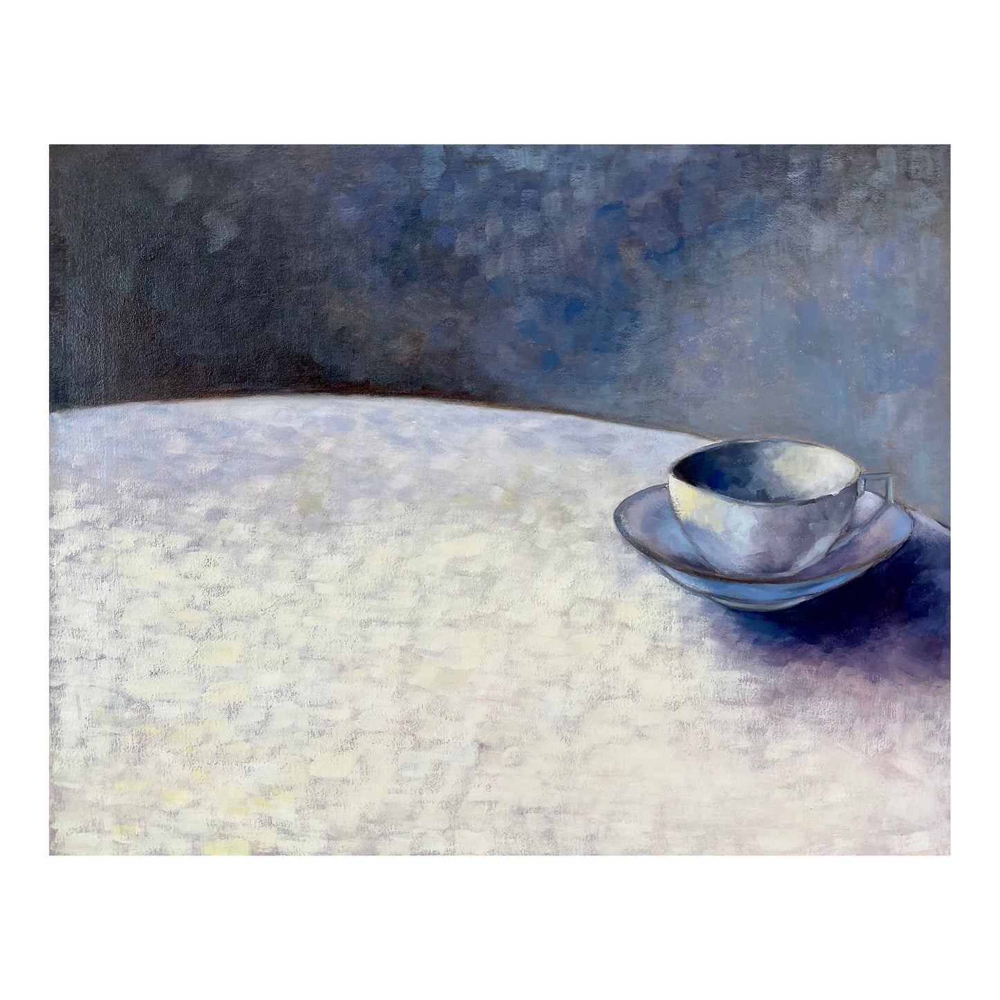 Still life with cup and saucer