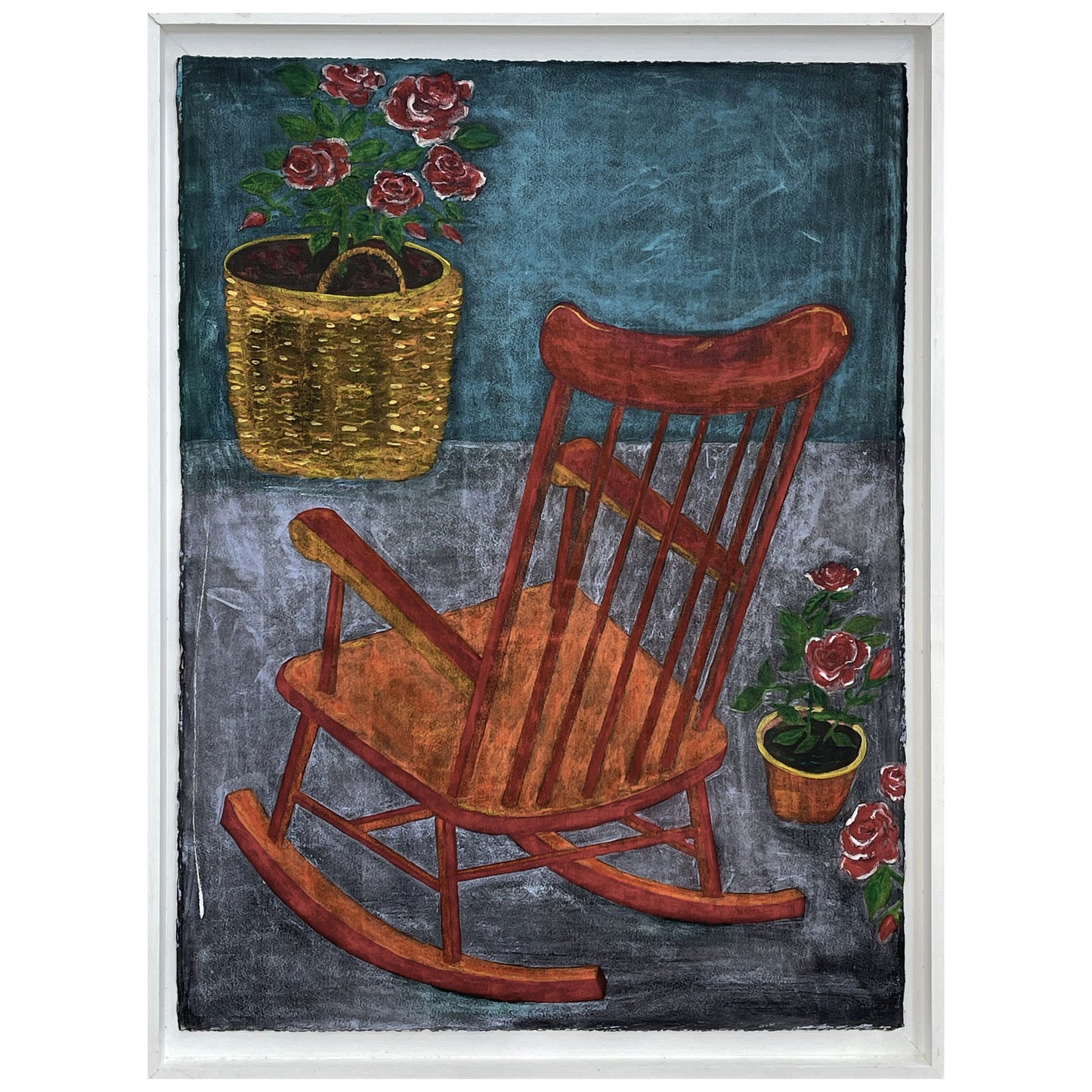 Red Rocker & Garden Plants