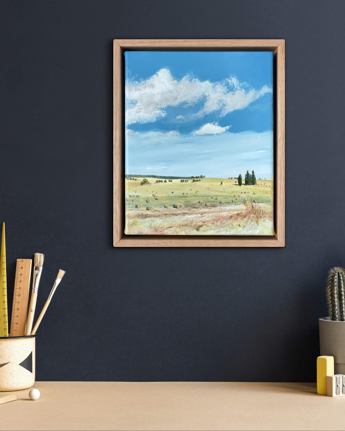 Colour Study: Under Blue Skies